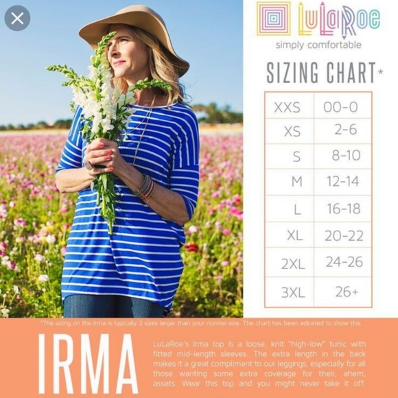 NWOT Lularoe Black Makeup Irma Size XXS - Picture 8 of 8